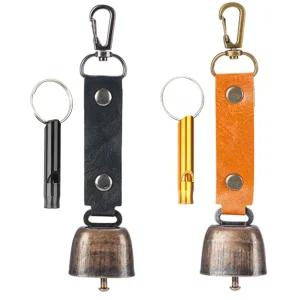 Bear Bell With Emergency Whistle Set